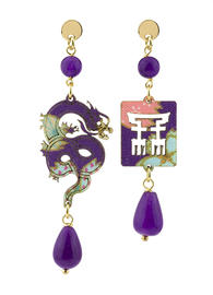 small-purple-mini-brass-dragon-earrings